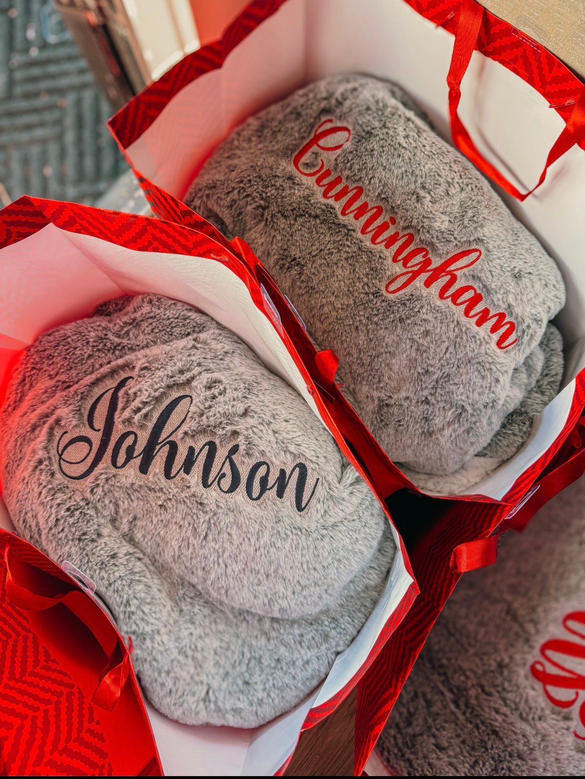 Custom Embroidered Blankets