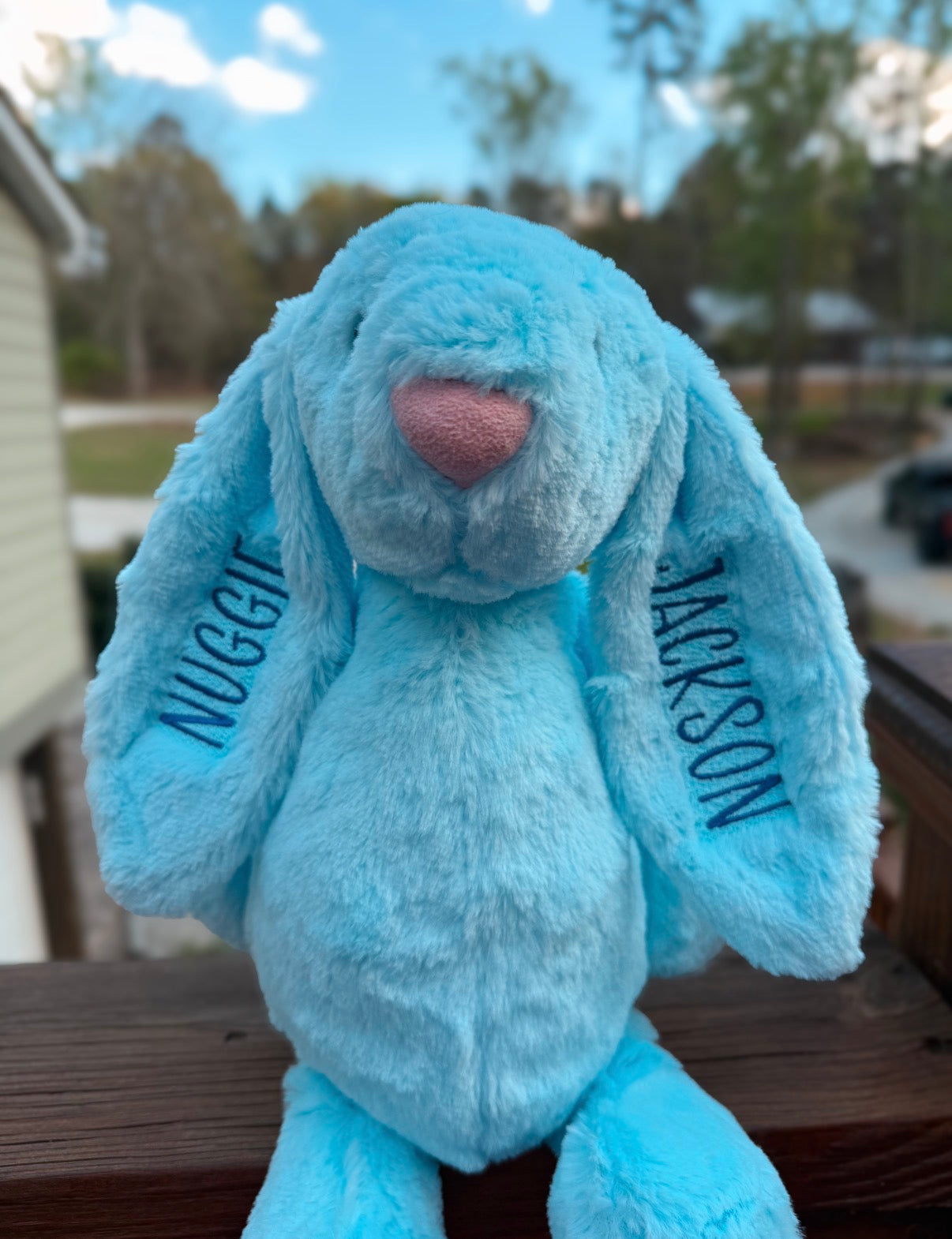 Custom Embroidered Easter Bunny