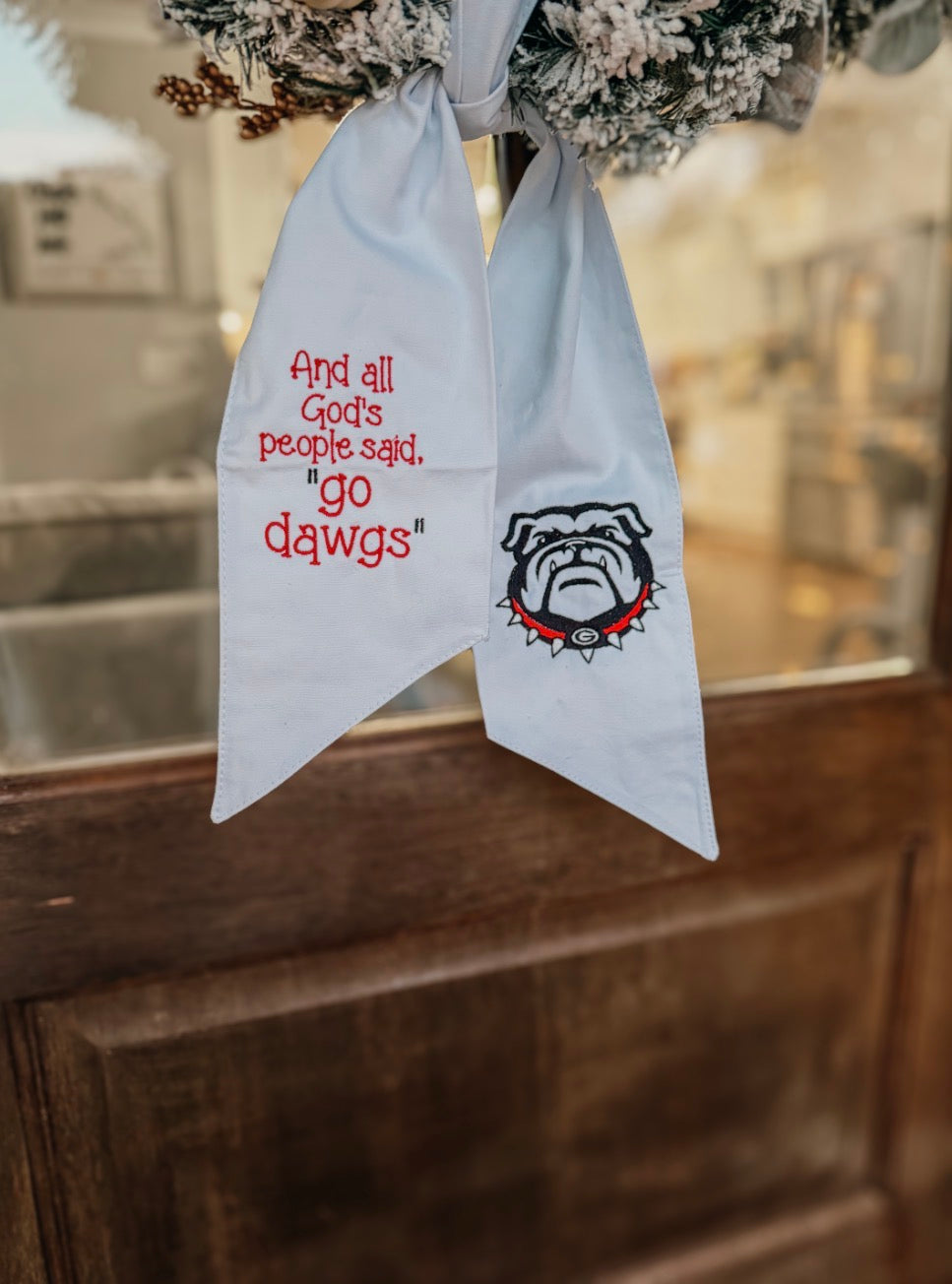 All God's People Wreath Sash