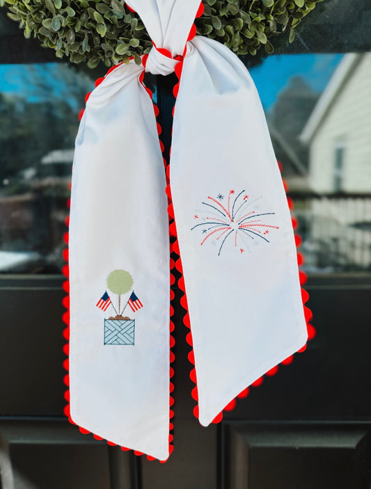 USA Wreath Sash