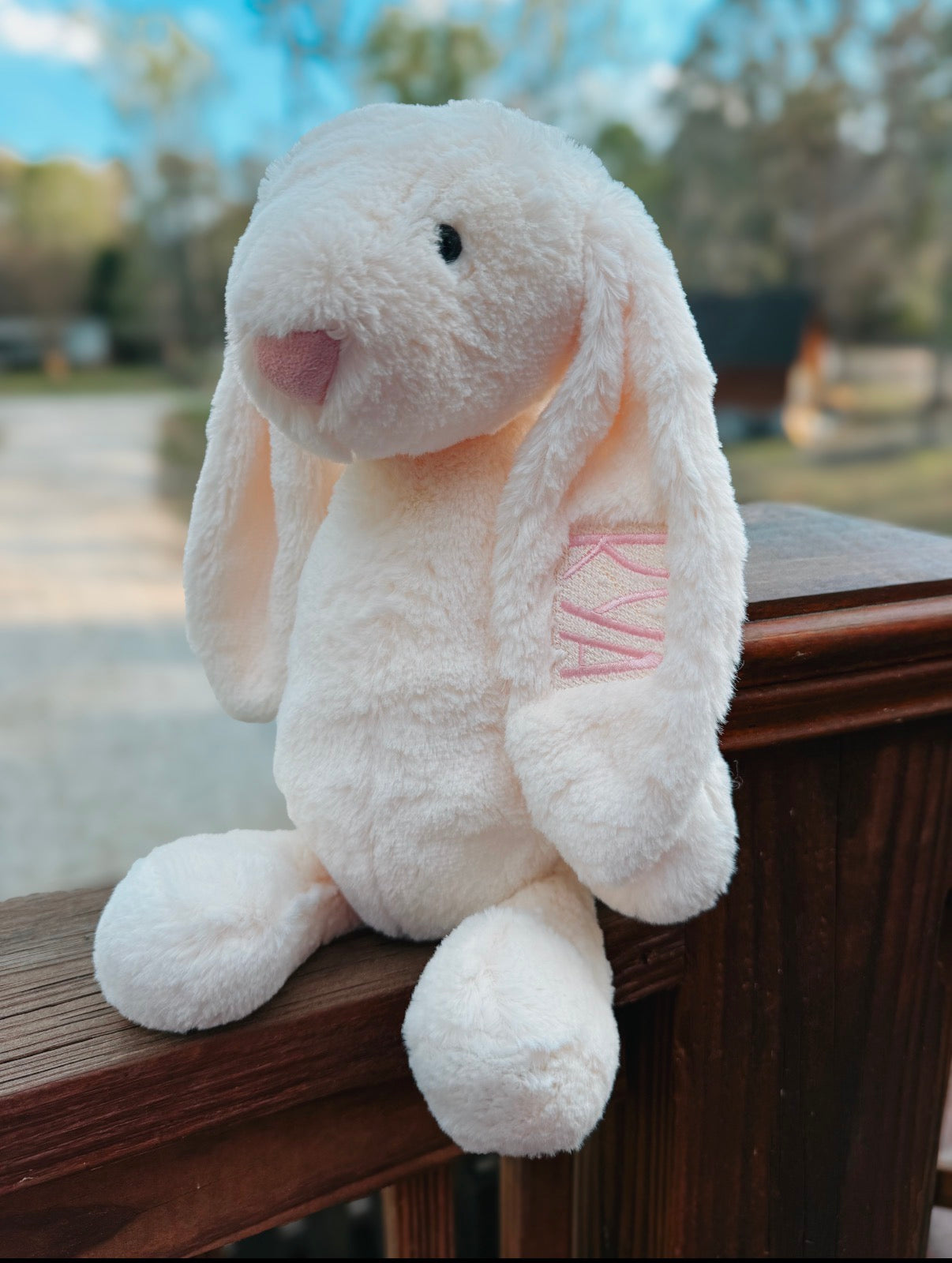 Custom Embroidered Easter Bunny