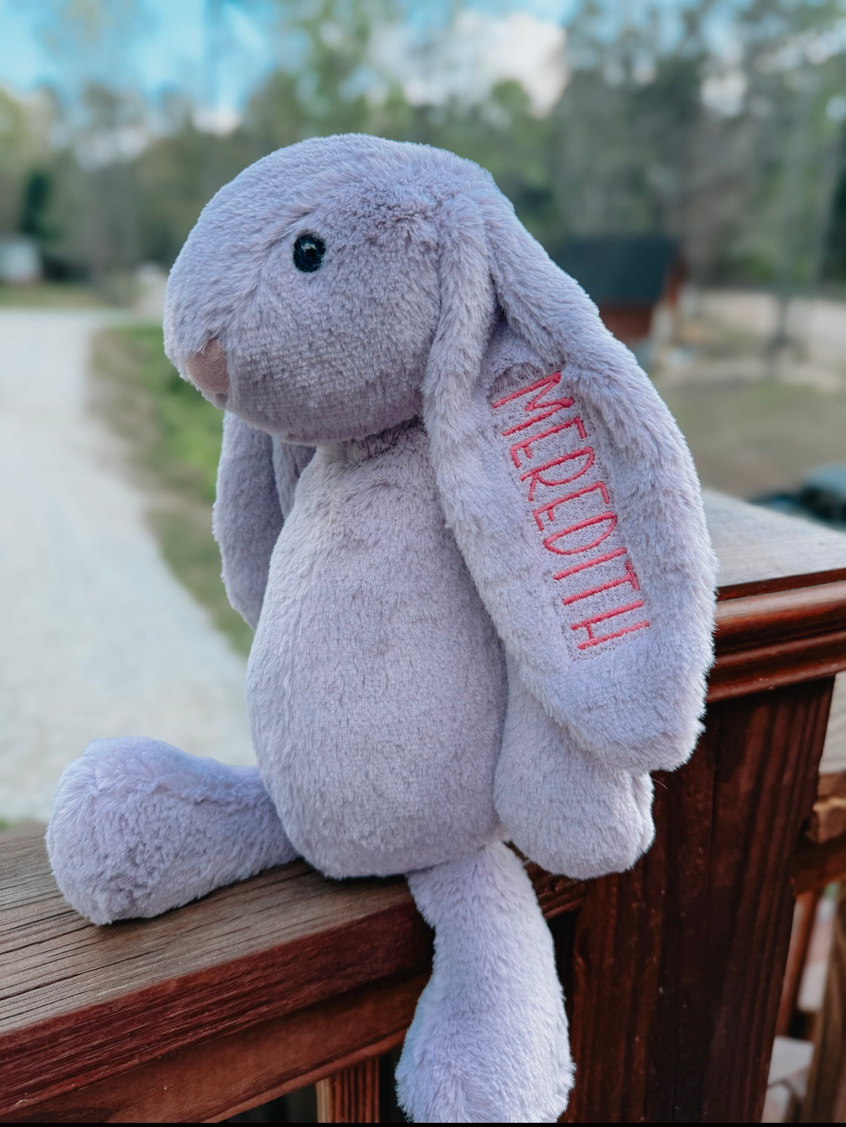 Custom Embroidered Easter Bunny