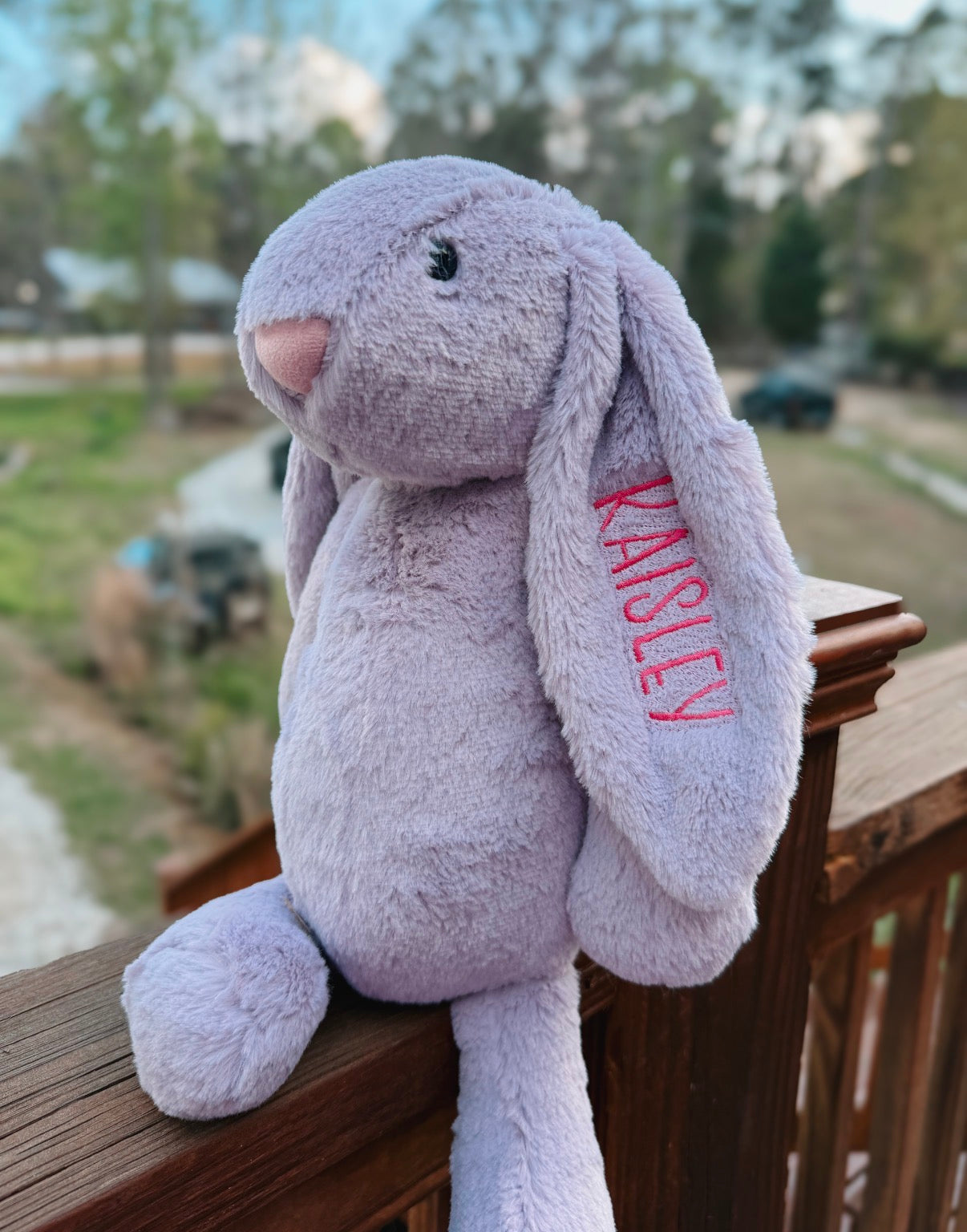 Custom Embroidered Easter Bunny