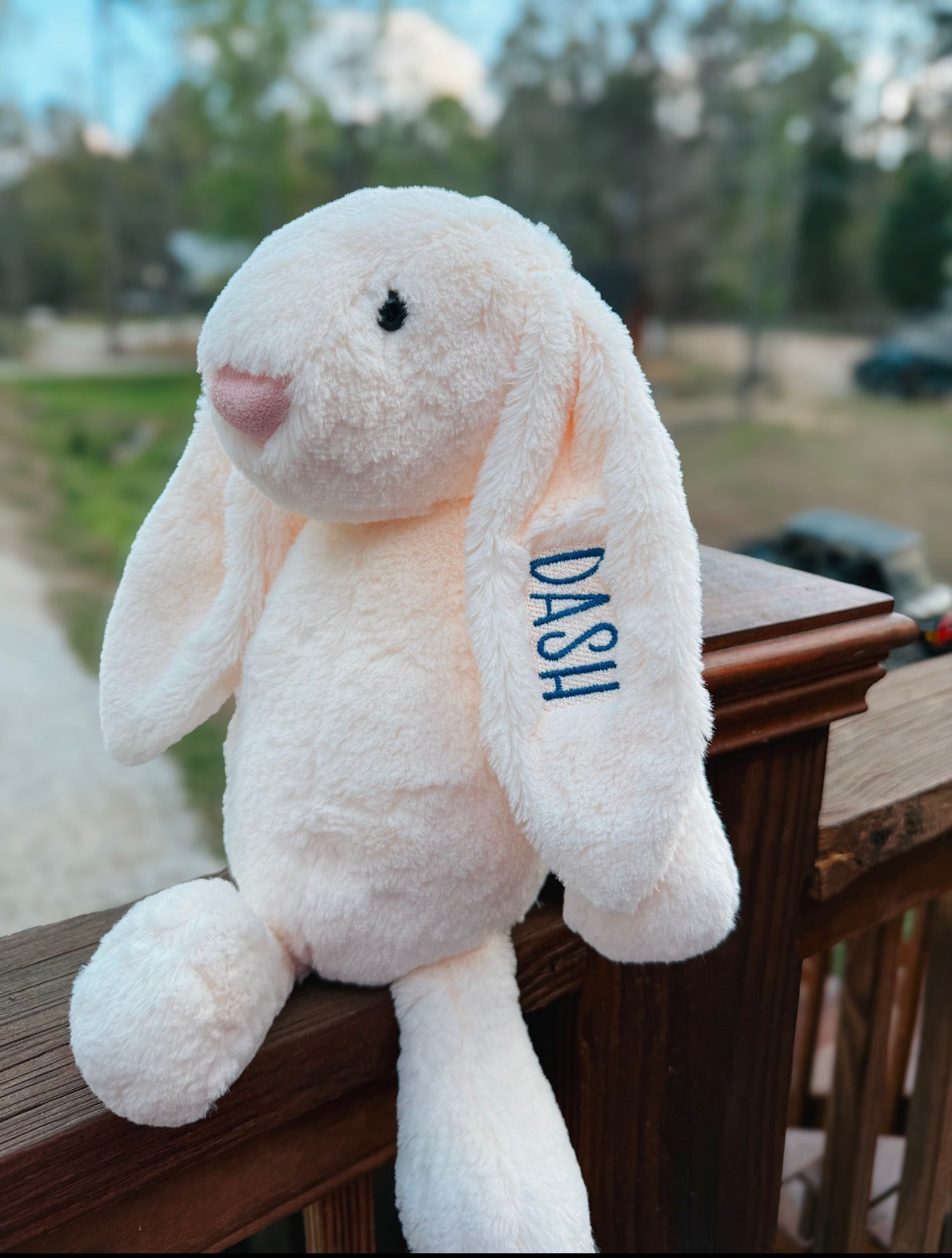 Custom Embroidered Easter Bunny