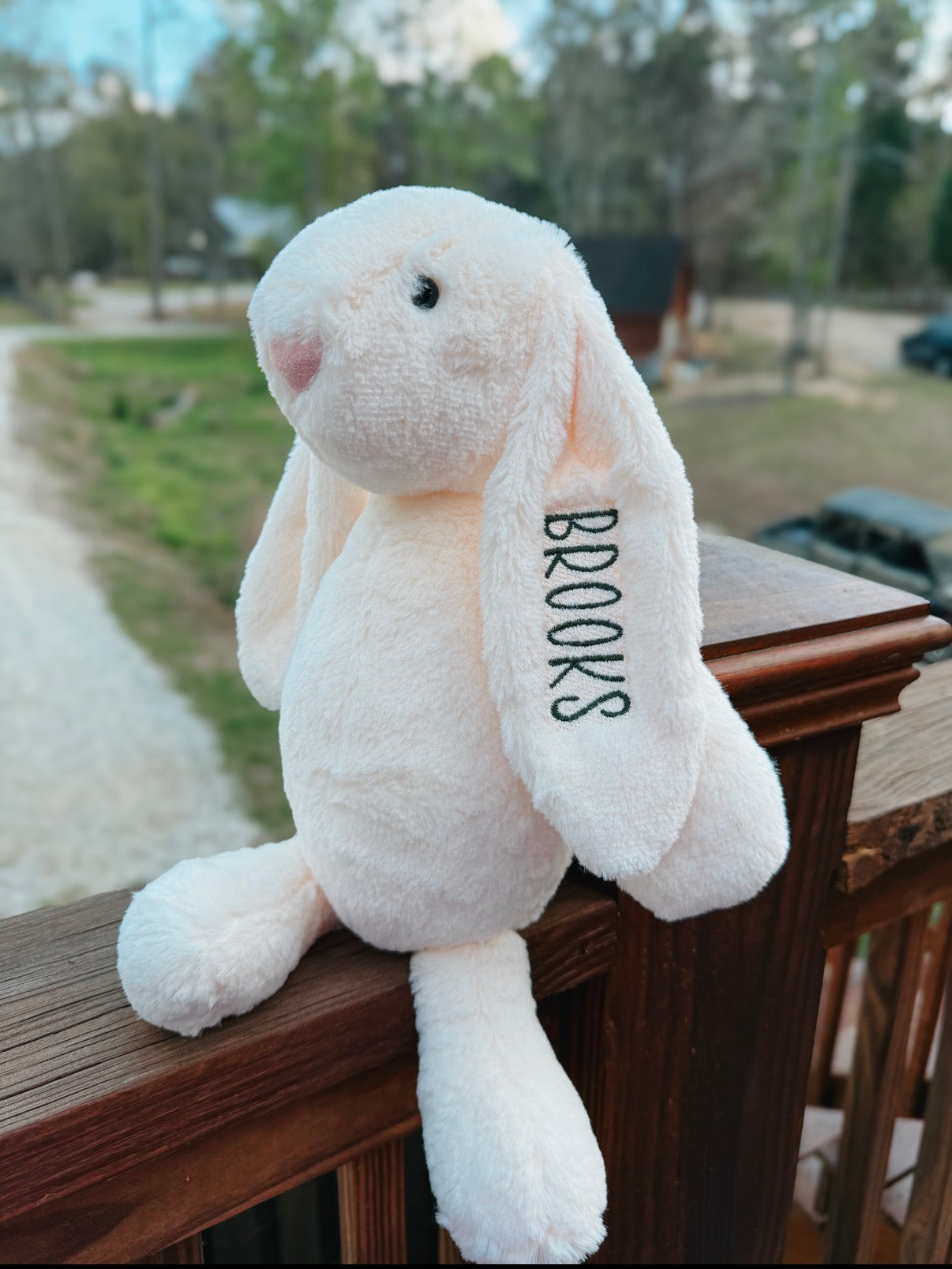 Custom Embroidered Easter Bunny