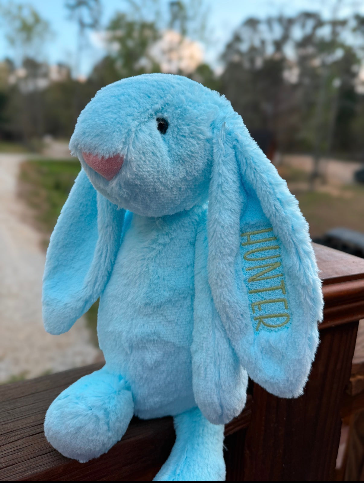 Custom Embroidered Easter Bunny