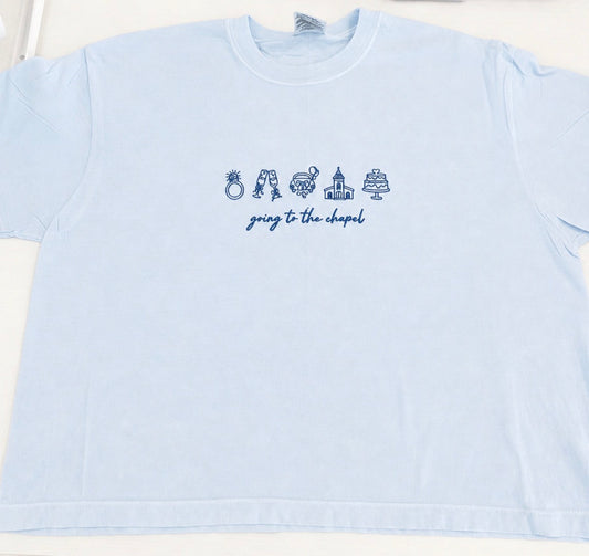 Going to the Chapel Boxy Crop Tee
