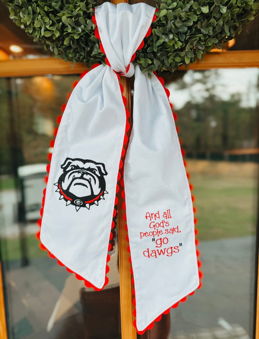 All God's People Wreath Sash