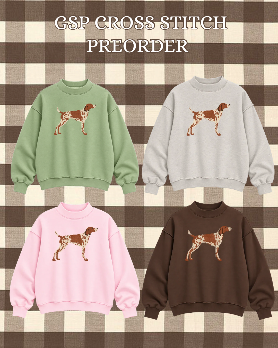 Cross Stitch Mockneck Preorder