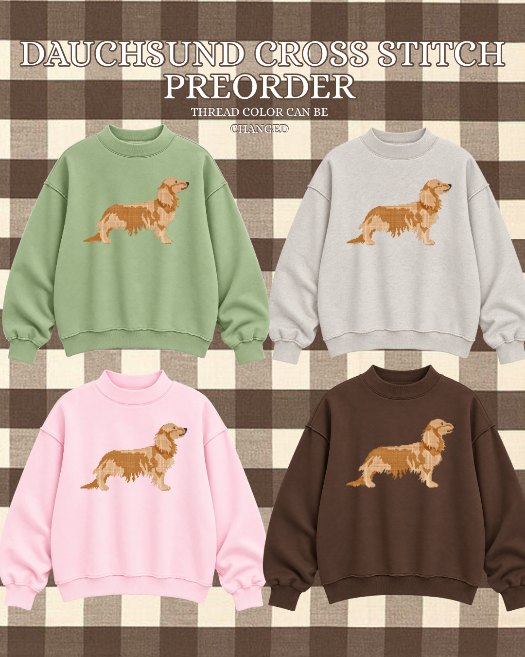 Cross Stitch Mockneck Preorder
