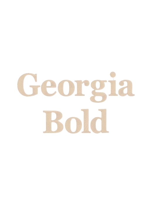 Georgia Bold Font